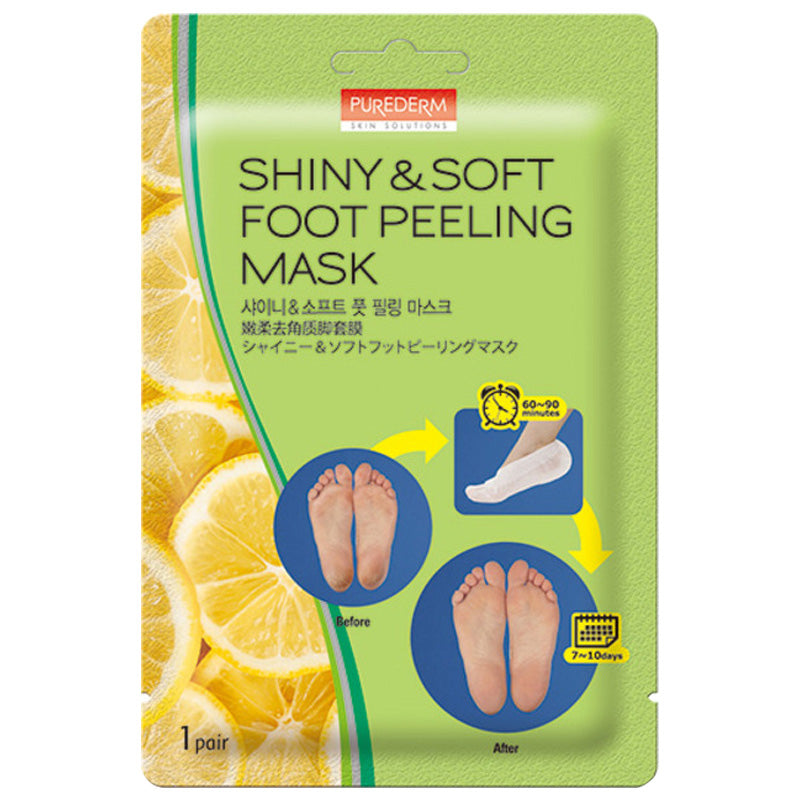 PUREDERM Shiny & Soft Foot Peeling Mask 1 pair